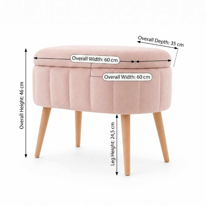 Пуф Atelier Del Sofa Mini Oslo Pink