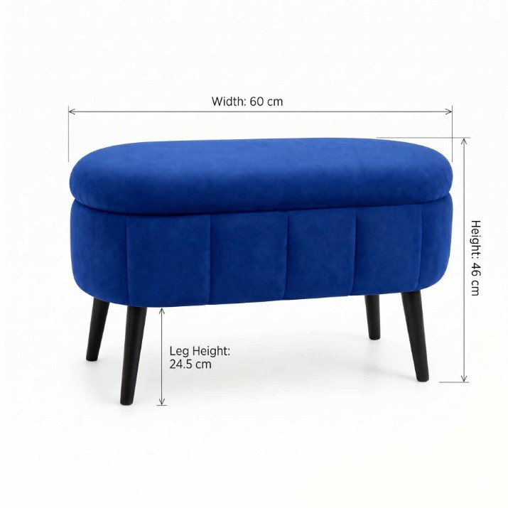 Пуф Atelier Del Sofa Mini Oslo Sax Blue