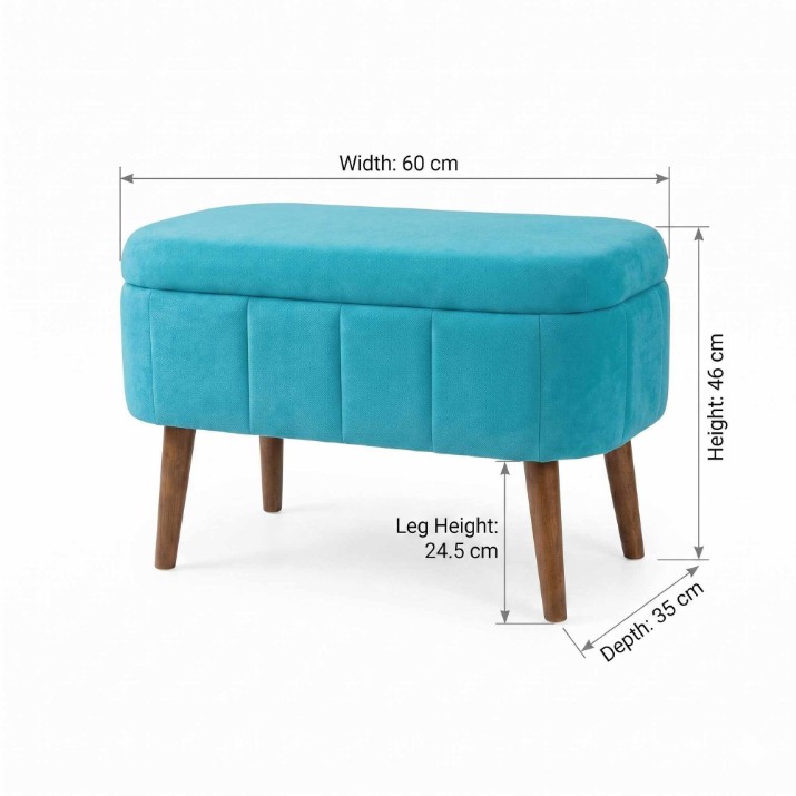 Пуф Atelier Del Sofa Mini Oslo Turquoise