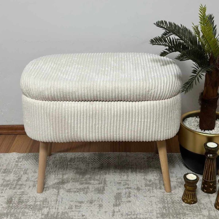 Пуф Atelier Del Sofa Mini Oslo Linen Cream