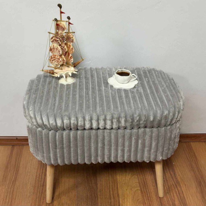 Пуф Atelier Del Sofa Mini Oslo Linen Grey