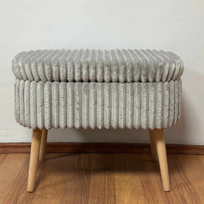 Пуф Atelier Del Sofa Mini Oslo Linen Grey