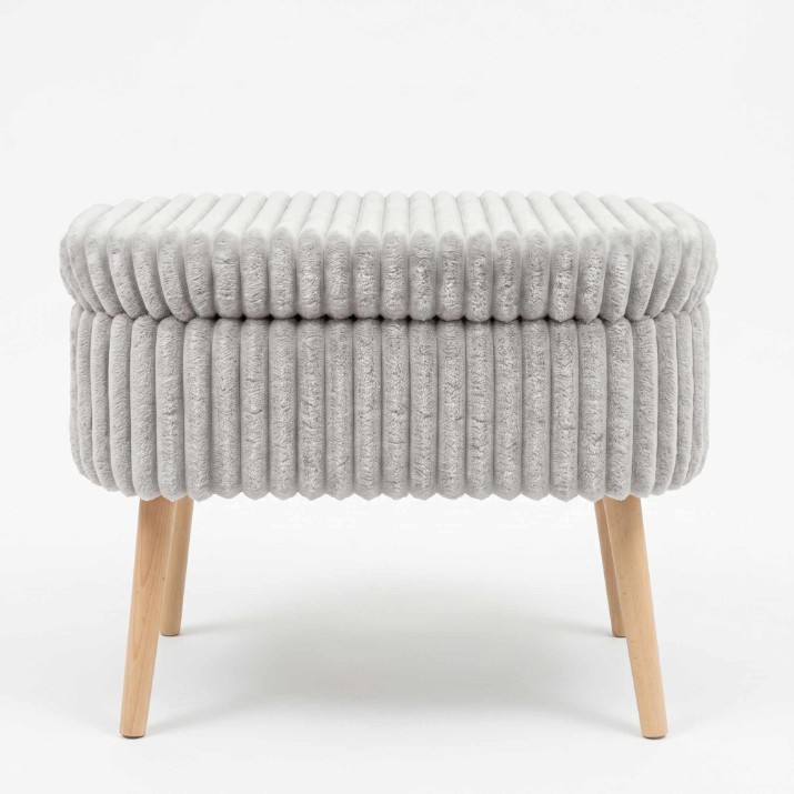 Fotoliu moale Atelier Del Sofa Mini Oslo Linen Grey