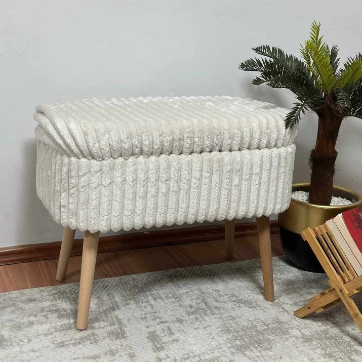 Пуф Atelier Del Sofa Mini Oslo Linen Toscano Cream