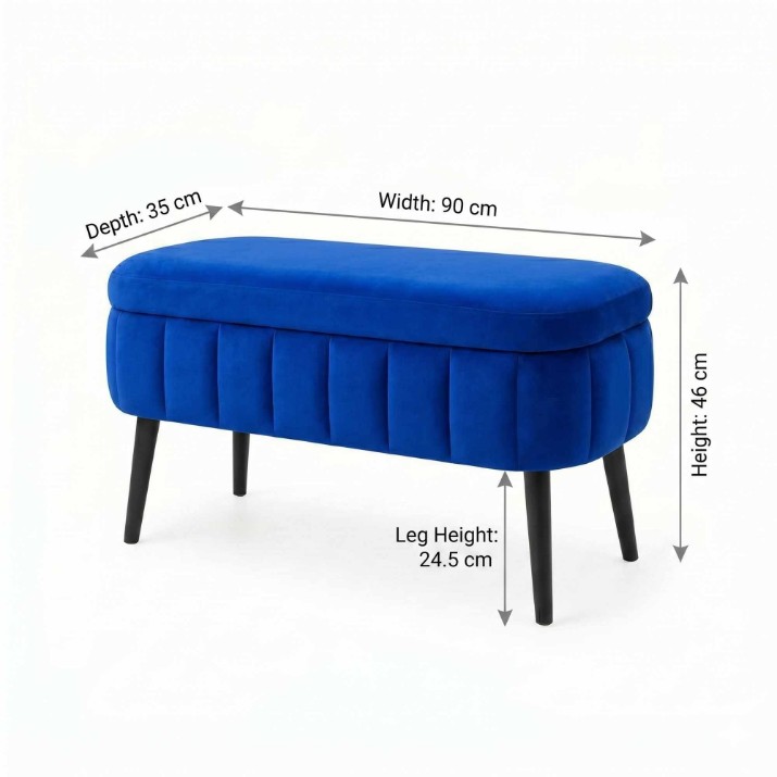 Пуф Atelier Del Sofa Oslo Babyface Sax Blue