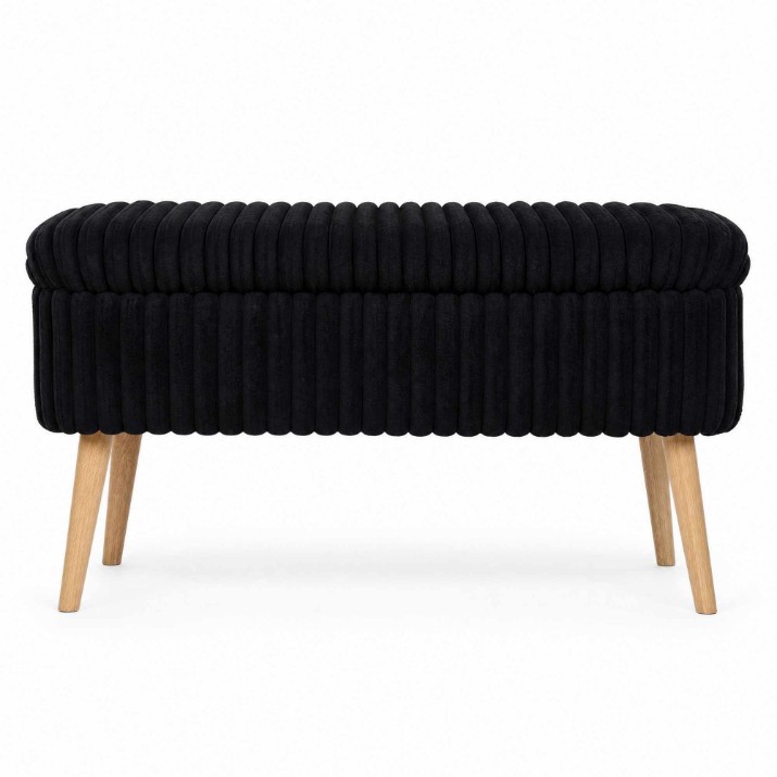 Fotoliu moale Atelier Del Sofa Oslo Linen Toscano Black