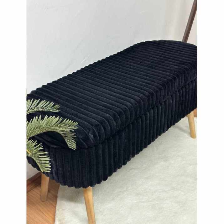 Fotoliu moale Atelier Del Sofa Oslo Linen Toscano Black