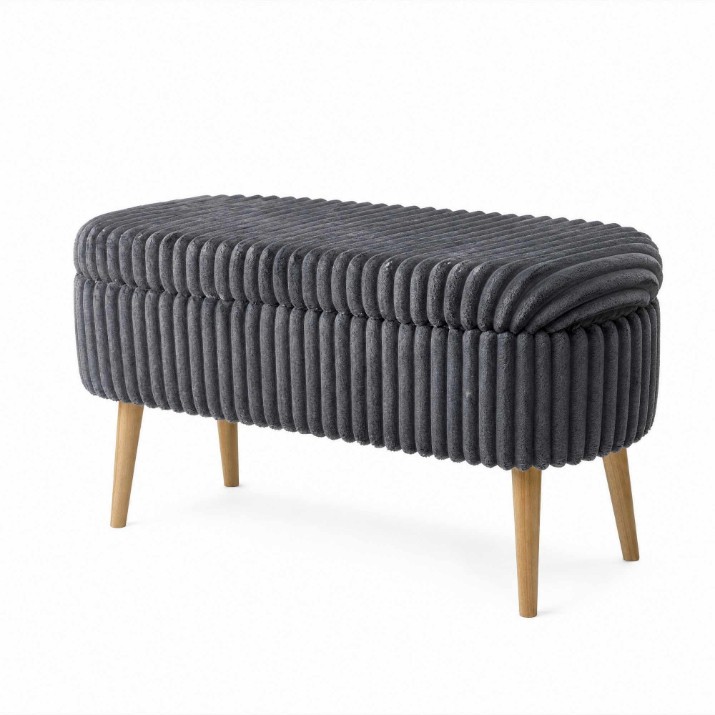 Пуф Atelier Del Sofa Oslo Linen Toscano Anthracite