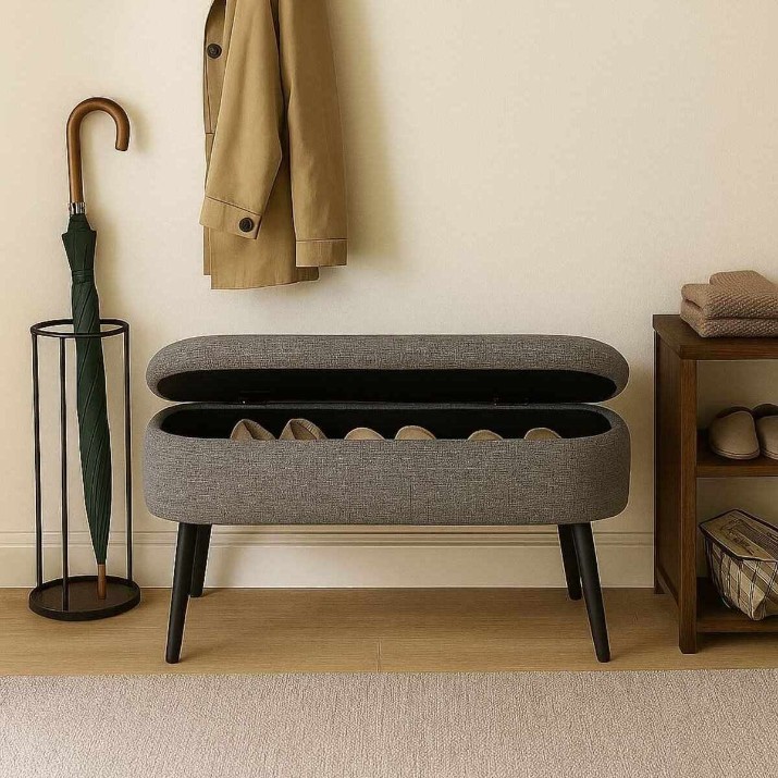 Пуф Atelier Del Sofa Oslo Linen Grey