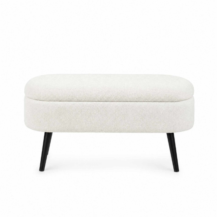 Пуф Atelier Del Sofa Oslo Wellsoft White Black