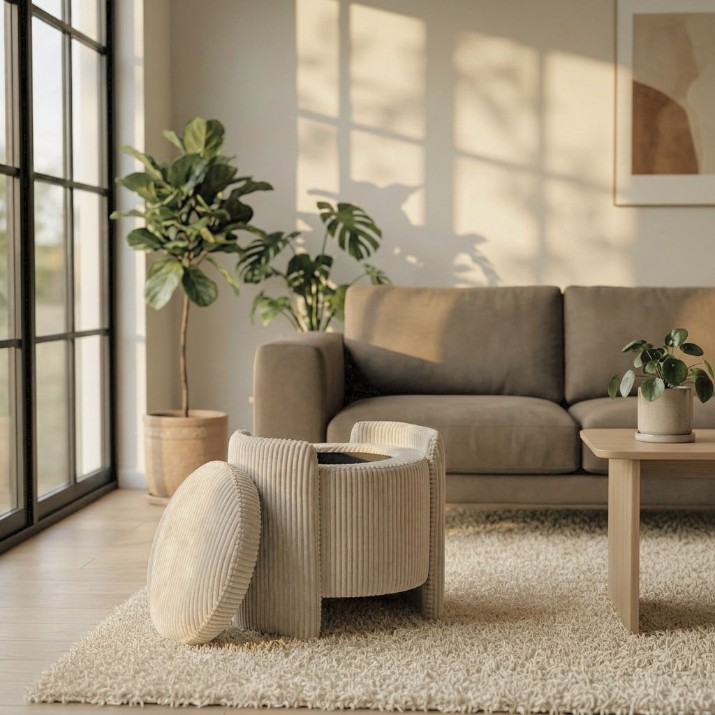 Fotoliu moale Atelier Del Sofa Cuddle Beige