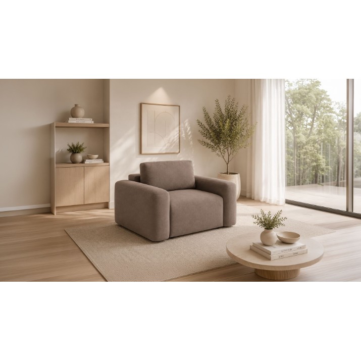Fotoliu Atelier Del Sofa Mono Lily Brown