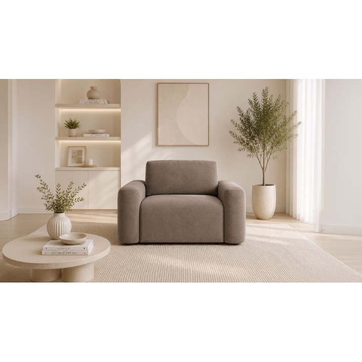 Fotoliu Atelier Del Sofa Mono Lily Brown