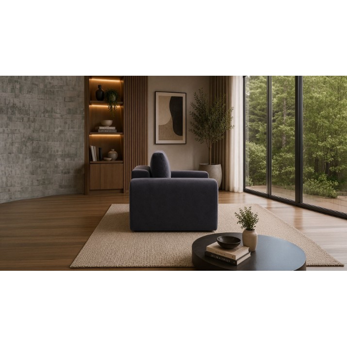Fotoliu Atelier Del Sofa Mono P Petrol Blue