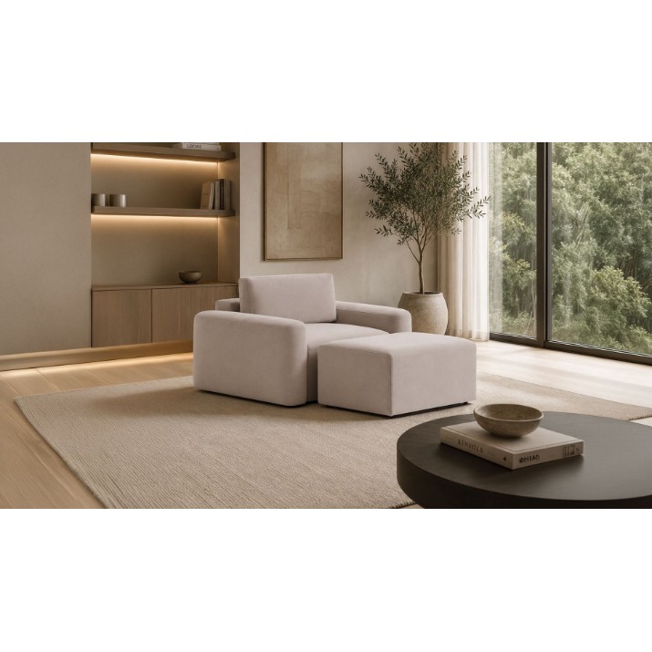 Пуф Atelier Del Sofa Mono Cream