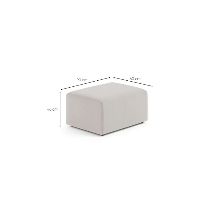 Пуф Atelier Del Sofa Mono Cream