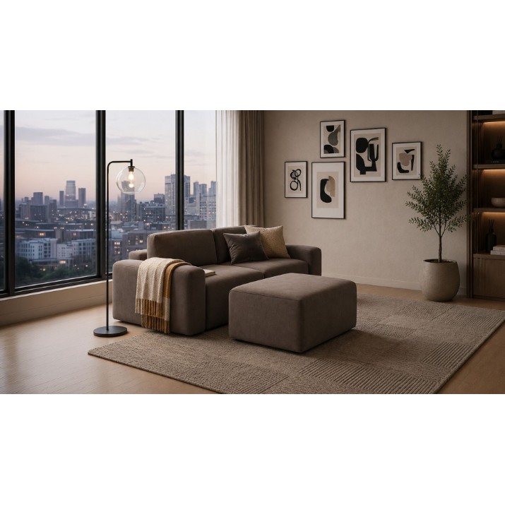 Fotoliu moale Atelier Del Sofa Mono Brown