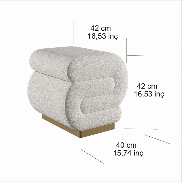 Пуф Atelier Del Sofa Sally v2 Cream