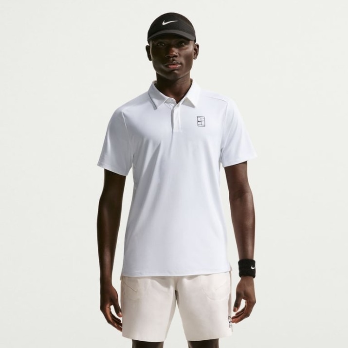 Polo Nike Court Advantage Dri-FIT Tennis White/Black, s.L