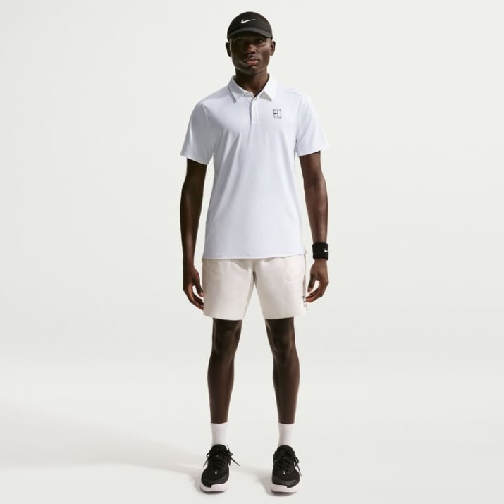 Поло Nike Court Advantage Dri-FIT Tennis White/Black, s.XL