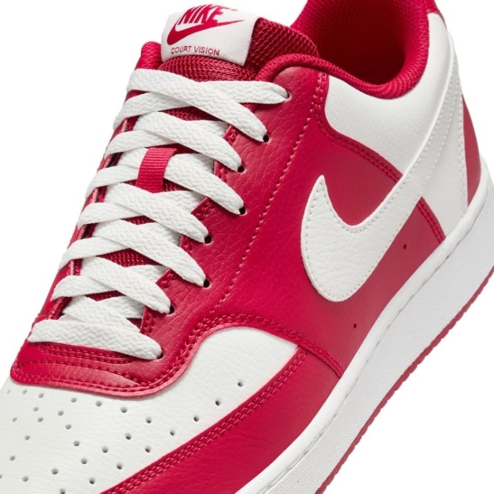 Ghete pentru bărbați Nike Court Vision Low Gym Red/Summit White, s.44.5