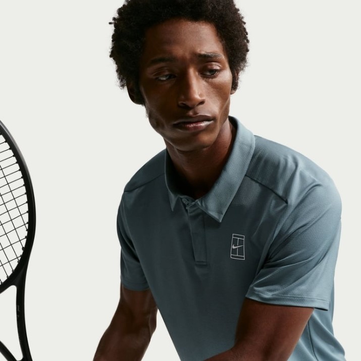 Поло Nike Court Advantage Dri-FIT Tennis Mineral Slate/White, s.M