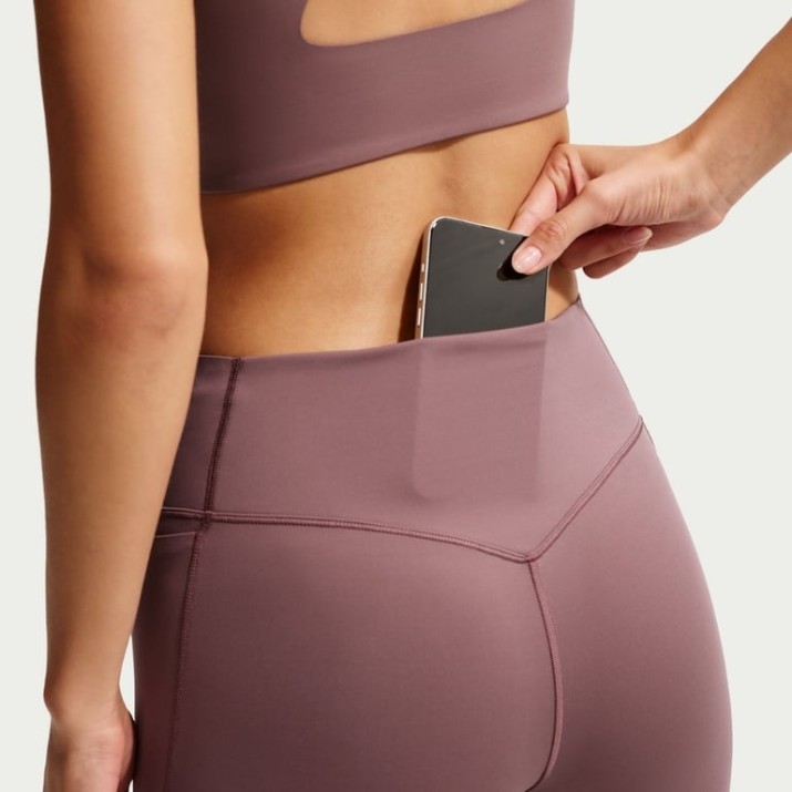 Jambiere damă Nike Universa High-Waisted 7|8 Tattoo/Burgundy Crush, s.S