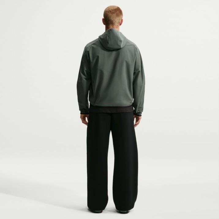Мужская ветровка Nike Tech Shori Knit Full-Zip Windrunner Camo Green/Black, s.S