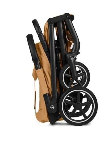 Коляска Cybex Beezy Matt Black Cinnamon Yellow (526000915)
