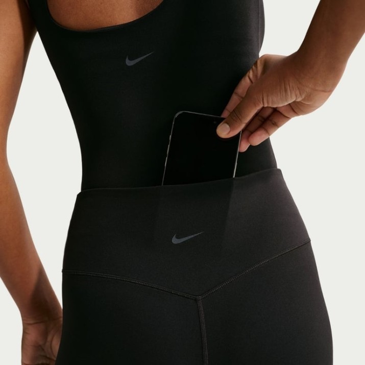 Jambiere damă Nike Zenvy Black/Cool Grey, s.XS