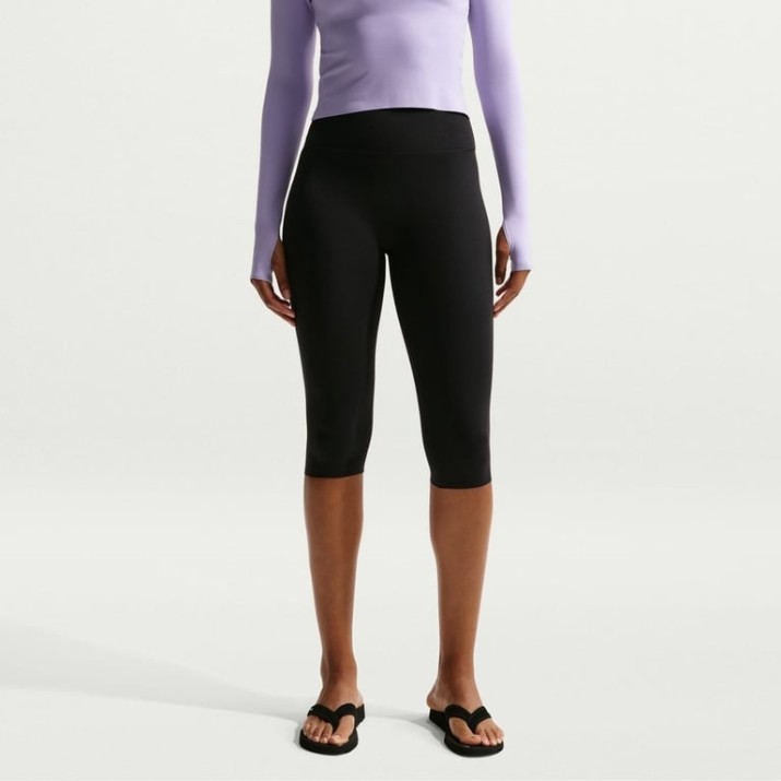 Женские леггинсы Nike Zenvy Black/Cool Grey, s.S