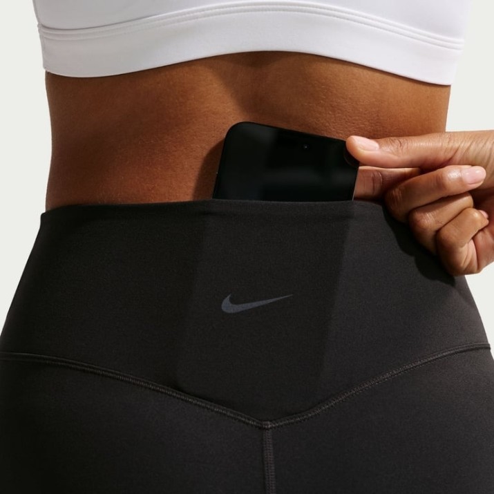 Jambiere damă Nike Zenvy Black/Cool Grey, s.L
