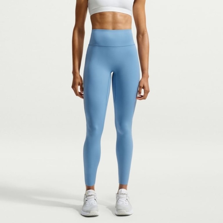 Jambiere damă Nike Universa High-Waisted 7|8 Work Blue/Chambray/New Slate, s.S