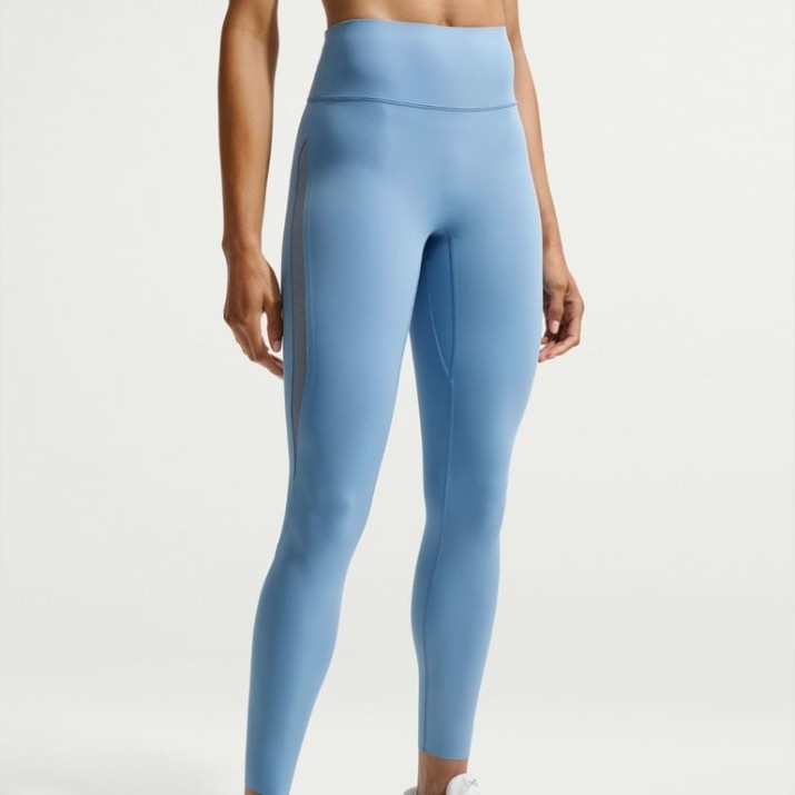 Jambiere damă Nike Universa High-Waisted 7|8 Work Blue/Chambray/New Slate, s.S