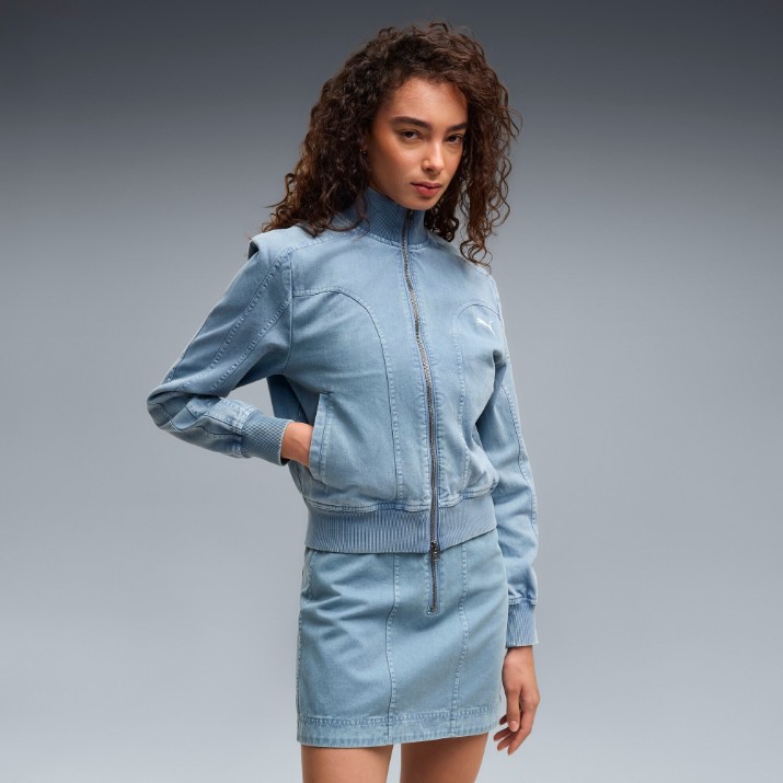 Женская олимпийка Puma Future.Puma.Archive Washed Twill Cool Blue, s.L