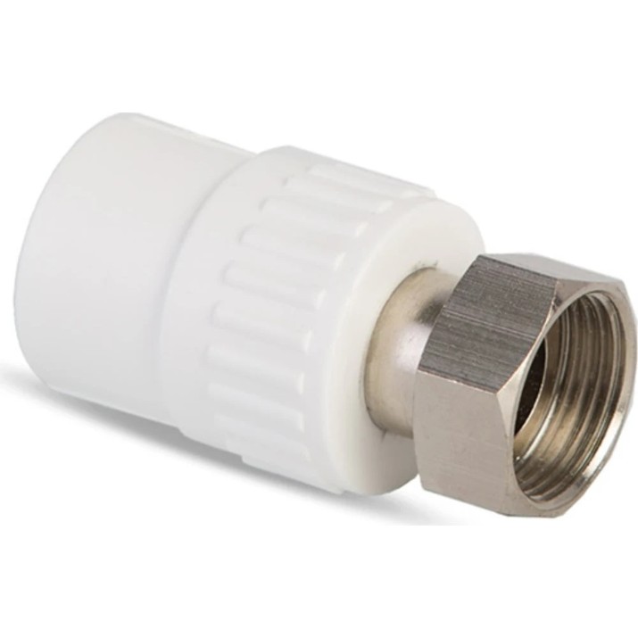 Mufa cu piulita Kalde PPR d20x1/2F White (22502)