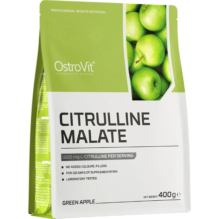 Предтренировочный комплекс Ostrovit Citrulline 400g Green Apple