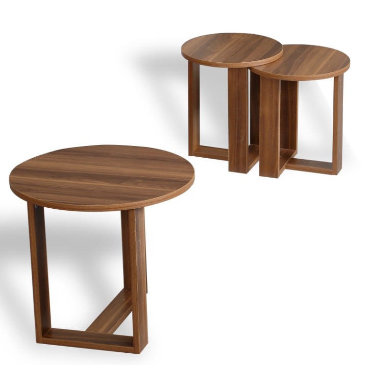 Набор журнальных столиков Hanah Home Mira Walnut