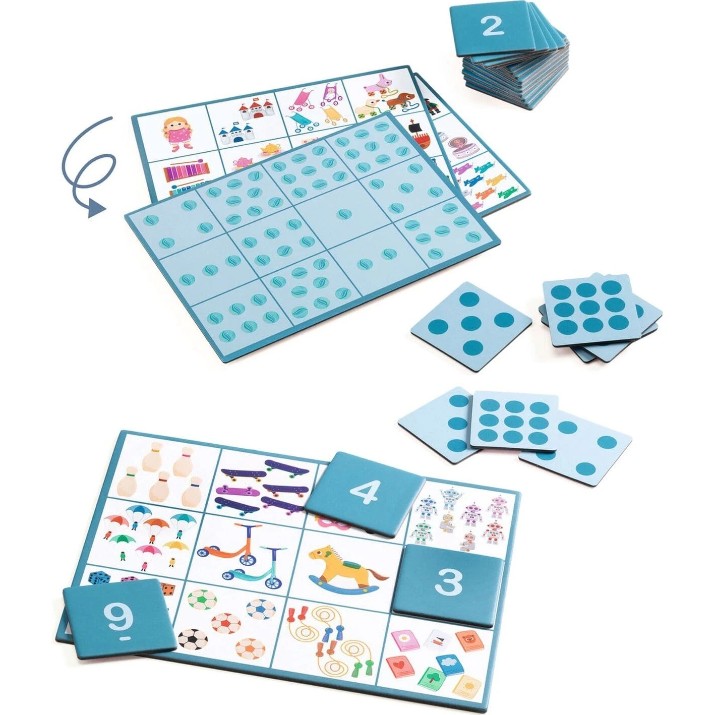 Joc educativ de masa Djeco Numero Bingo (DJ08281)