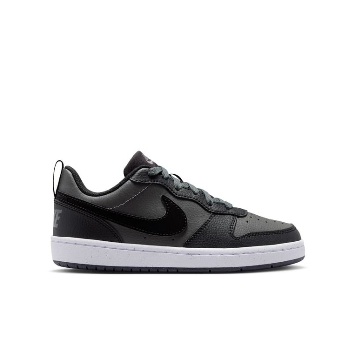 Кеды детские Nike Court Borough Low Iron Grey/White/Black, s.35.5