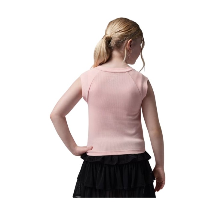 Maiou pentru copii Nike Jordan Secret Diary Ribbed Pink Bloom, s.13/15 years