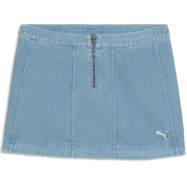 Fustă Puma Future.Puma.Archive Washed Twill Skirt Cool Blue, s.L