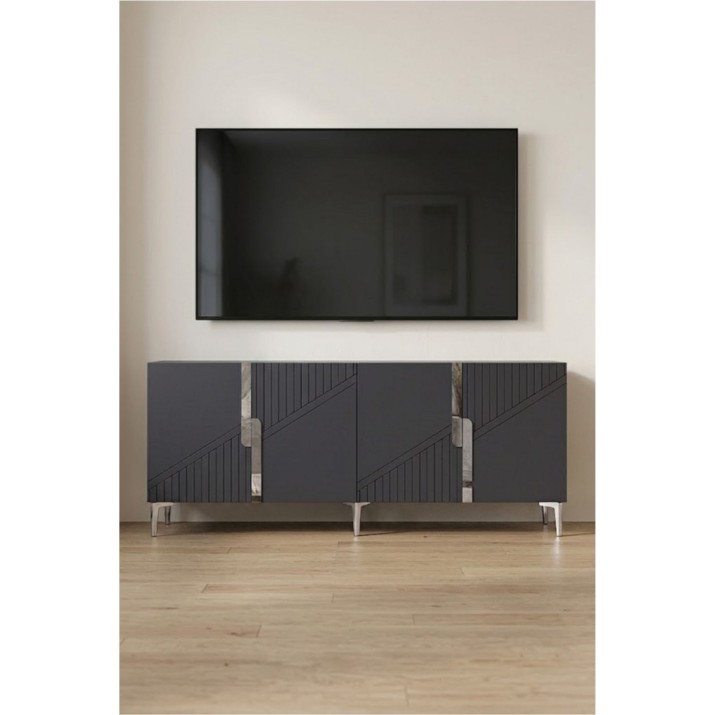 Dulăpior Hanah Home Evva 150 Anthracite Silver