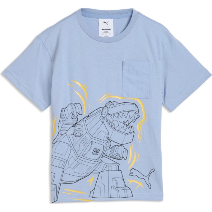Tricou pentru copii Puma x Transformers Relaxed Graphic Chambray Blue, s.110