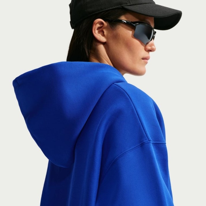 Женская толстовка Nike W Studio Fleece Heavyweight Old Royal/Sail, s.XL