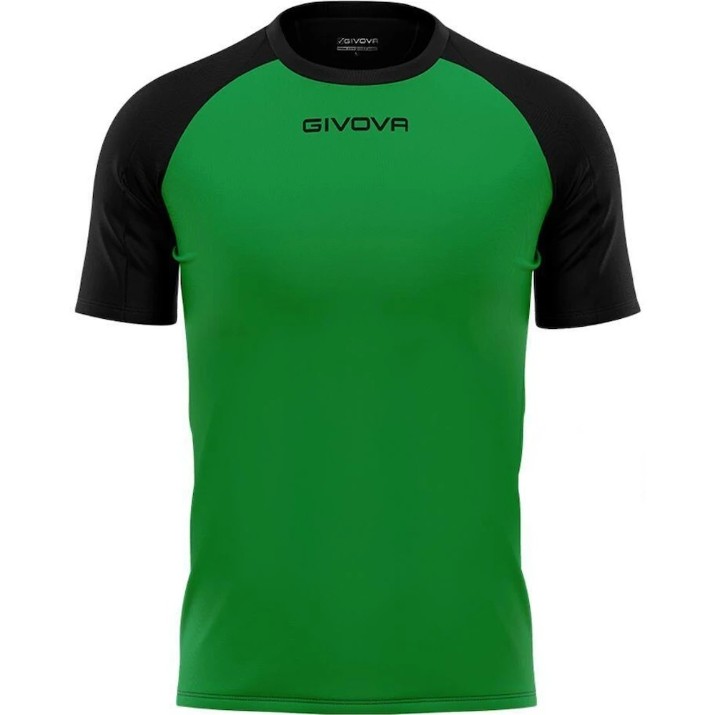 Tricou bărbătesc Givova Capo Green/Black, s.M (MAC03-1310)