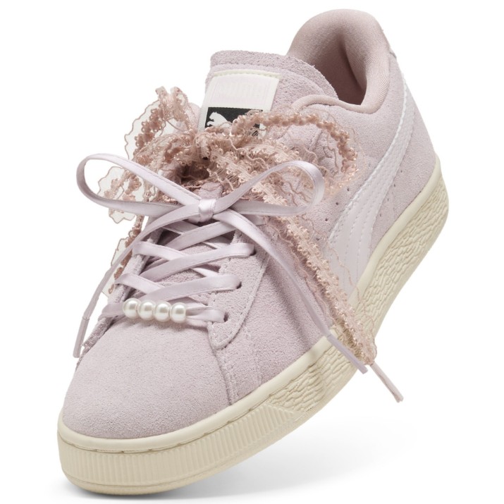 Кеды женские Puma Suede Bloom Misty Pink/Powder Pink, s.41