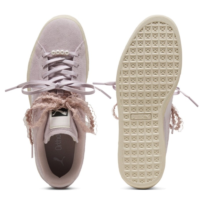 Ghete pentru dame Puma Suede Bloom Misty Pink/Powder Ppink, s.36