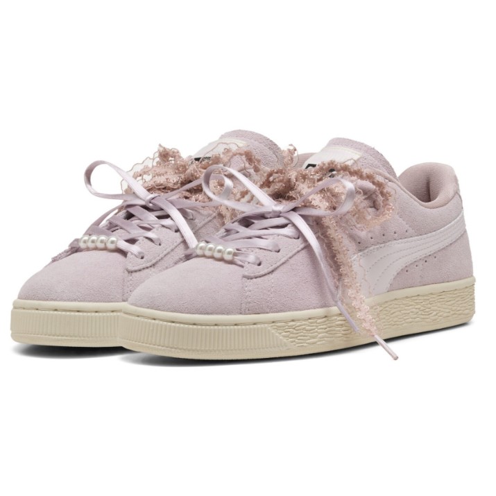 Ghete pentru dame Puma Suede Bloom Misty Pink/Powder Ppink, s.37.5