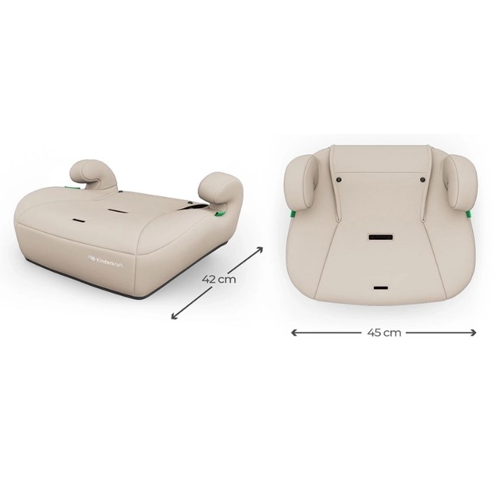 Scaun auto pentru copii Kinderkraft Comfort Up 2 Plus i-Size Beige (KCCOUP02BEGPL00)